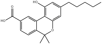 Norcannabinol-9-carboxylic acid, 11- Structure