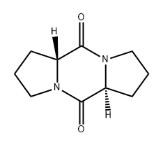 5H,10H-Dipyrrolo[1,2-a:1',2'-d]pyrazine-5,10-dione, octahydro-, (5aR,10aS)- Structure