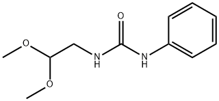 Urea, N-(2,2-dimethoxyethyl)-N'-phenyl- Structure