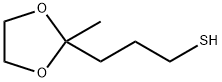 1,3-Dioxolane-2-propanethiol, 2-methyl- Structure