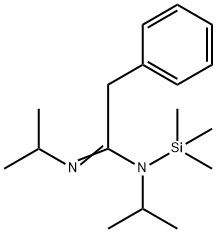 N,N''-Diisopropyl-2-phenyl-N-(trimethylsilyl)acetimidamide Structure