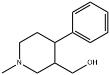 3-Piperidinemethanol, 1-methyl-4-phenyl- Structure