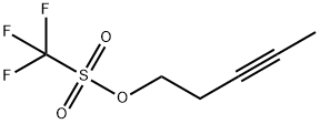 Methanesulfonic acid, 1,1,1-trifluoro-, 3-pentyn-1-yl ester 구조식 이미지