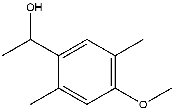 1-(4-methoxy-2,5-dimethylphenyl)ethan-1-ol Structure