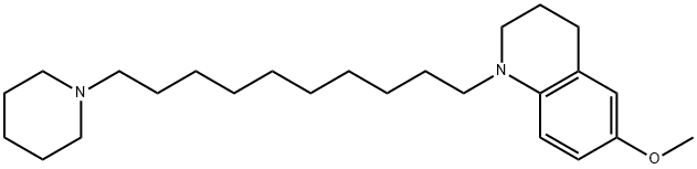 6-Methoxy-1-(10-(piperidin-1-yl)decyl)-1,2,3,4-tetrahydroquinoline Structure