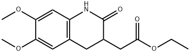 Ethyl 2-(6,7-dimethoxy-2-oxo-1,2,3,4-tetrahydroquinolin-3-yl)acetate 구조식 이미지