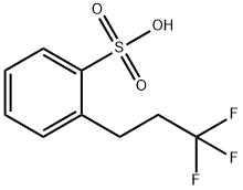 Benzenesulfonic acid, 2-(3,3,3-trifluoropropyl)- Structure