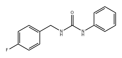 Urea, N-[(4-fluorophenyl)methyl]-N'-phenyl- Structure