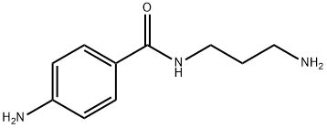 Benzamide, 4-amino-N-(3-aminopropyl)- Structure