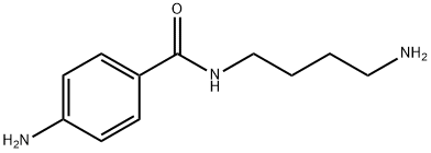 Benzamide, 4-amino-N-(4-aminobutyl)- Structure