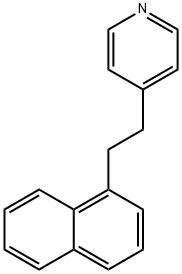 4-[2-(naphthalen-1-yl)ethyl]pyridine 구조식 이미지