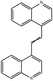 Quinoline, 4,4'-(1,2-ethenediyl)bis- 구조식 이미지