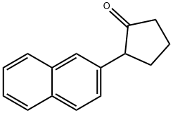 2-(Naphthalen-2-yl)cyclopentanone Structure