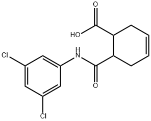 3-Cyclohexene-1-carboxylic acid, 6-[[(3,5-dichlorophenyl)amino]carbonyl]- Structure