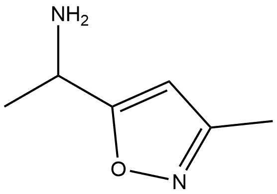 1-(3-Methyl-1,2-oxazol-5-yl)ethan-1-amine 구조식 이미지