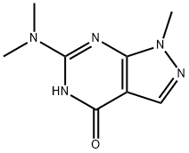 6-(Dimethylamino)-1-methyl-1H-pyrazolo[3,4-d]pyrimidin-4(2H)-one Structure