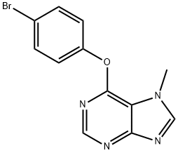 6-(4-Bromophenoxy)-7-methyl-7H-purine Structure