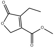 3-Furancarboxylic acid, 4-ethyl-2,5-dihydro-5-oxo-, methyl ester Structure