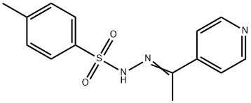 Benzenesulfonic acid, 4-methyl-, 2-[1-(4-pyridinyl)ethylidene]hydrazide Structure