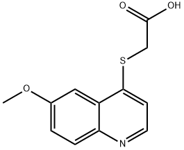 2-((6-Methoxyquinolin-4-yl)thio)acetic acid Structure