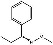 1-Propanone, 1-phenyl-, O-methyloxime 구조식 이미지