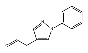 2-(1-Phenyl-1h-pyrazol-4-yl)acetaldehyde Structure