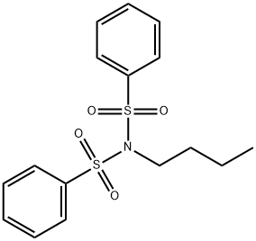 N-Butyl-N-(phenylsulfonyl)benzenesulfonamide Structure