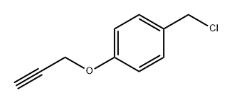 Benzene, 1-(chloromethyl)-4-(2-propyn-1-yloxy)- Structure