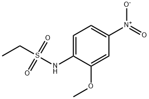 N-(2-METHOXY-4-NITROPHENYL)ETHANE-1-SULFONAMIDE Structure