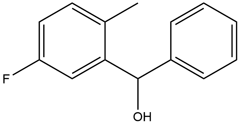 (5-fluoro-2-methylphenyl)(phenyl)methanol Structure