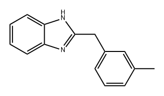 1H-Benzimidazole, 2-[(3-methylphenyl)methyl]- Structure