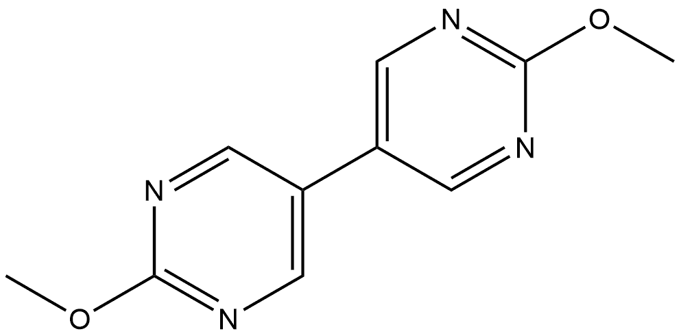 2,2'-Dimethoxy-5,5'-bipyrimidine Structure