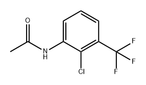 Acetamide, N-[2-chloro-3-(trifluoromethyl)phenyl]- Structure