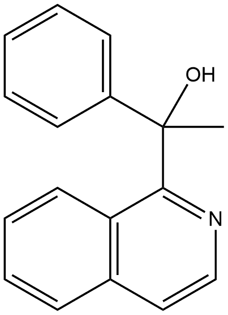 1-(Isoquinolin-1-yl)-1-phenylethan-1-ol Structure