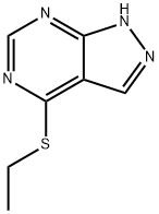 4-(Ethylthio)-5H-pyrazolo[3,4-d]pyrimidine Structure