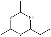 2(4)-ETHYL-4(2),6-DIMETHYLDIHYDRO-1,3,5-DITHIAZINE (MIXTURE OF ISOMERS) Structure