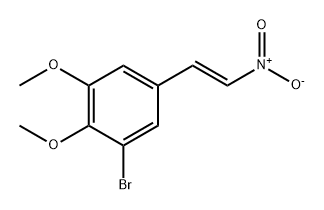 Benzene, 1-bromo-2,3-dimethoxy-5-(2-nitroethenyl)-, (E)- (9CI) Structure