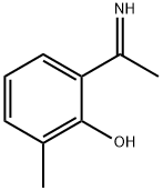 Phenol, 2-(1-iminoethyl)-6-methyl- Structure