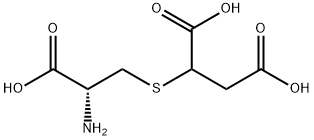 S-(1,2-dicarboxyethyl)-L-cysteine 구조식 이미지