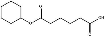 Hexanedioic acid, 1-cyclohexyl ester Structure