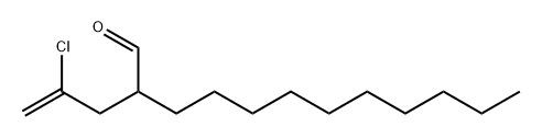 Dodecanal, 2-(2-chloro-2-propen-1-yl)- 구조식 이미지