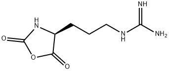 N-[3-[(4S)-2,5-Dioxo-4-oxazolidinyl]propyl]guanidine Structure