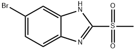 1H-Benzimidazole, 6-bromo-2-(methylsulfonyl)- 구조식 이미지
