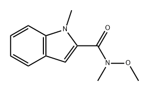 1H-Indole-2-carboxamide, N-methoxy-N,1-dimethyl- Structure