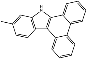 9H-Dibenzo[a,c]carbazole, 11-methyl- Structure