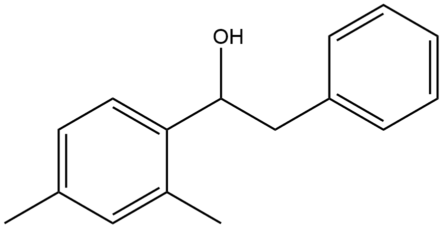 α-(2,4-Dimethylphenyl)benzeneethanol Structure