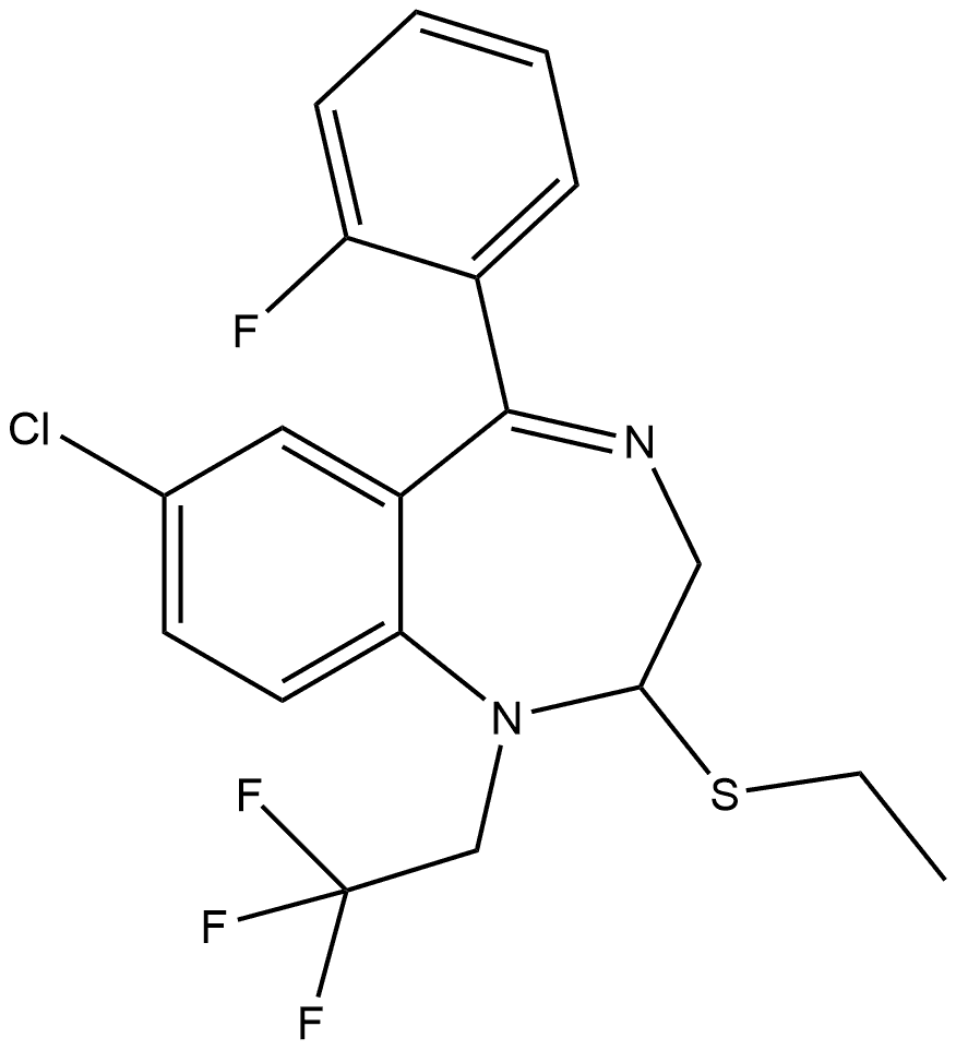 Quazepam Impurity 5 Structure