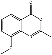 4H-3,1-Benzoxazin-4-one, 8-methoxy-2-methyl- Structure