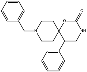 9-Benzyl-5-phenyl-1-oxa-3,9-diazaspiro[5.5]undecan-2-one 구조식 이미지