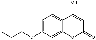 2H-1-Benzopyran-2-one, 4-hydroxy-7-propoxy- Structure